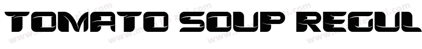 Tomato Soup Regular字体转换